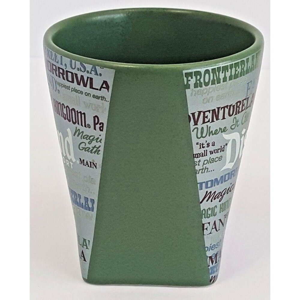 Disneyland Disney Lands Mug Green Squared Hidden Mickey Where It All Started - Picture 8 of 13